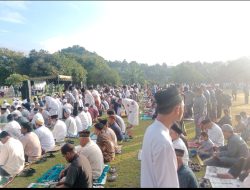 Shalat Iduladha 1447 H di Kota Jayapura Berlangsung Khusyuk, 194 Personel Polresta Sukses Kawal Keamanan