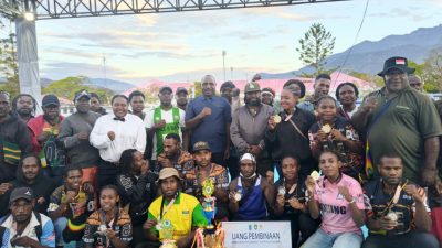 Mamberamo Tengah Sabet Juara Umum III Piala Gubernur Papua Pegunungan I, Adem Yikwa Raih Petinju Favorit
