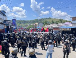 Aksi Unjuk Rasa Berjalan Damai, Polresta Jayapura Kota Siagakan 1.432 Personel Gabungan