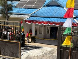 Usut Aksi Pembakaran dan Penjarahan Belasan Kantor Pemkab Puncak, Polda Papua Tengah Gelar Olah TKP
