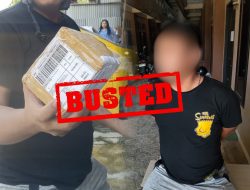 Lewat Control Delivery, Satresnarkoba Polresta Jayapura Kota Gagalkan Peredaran 12,35 Gram Sabu