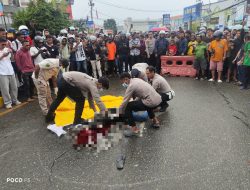 Jalan Licin Diduga Jadi Penyebab Kecelakaan Maut di Depan Saga Mall Abepura, Pengendara Mio Meninggal Dunia