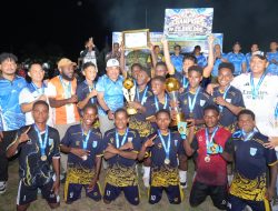 Tekuk SMPN 5 Nabire 1-0, SMPN 1 Nabire Barat Boyong Piala Bergilir Kapolda Cup I 2026