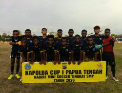 Mahkota Kapolda Cup I 2026: SMPN 5 Nabire Tantang SMPN 1 Nabire Barat di Partai Puncak